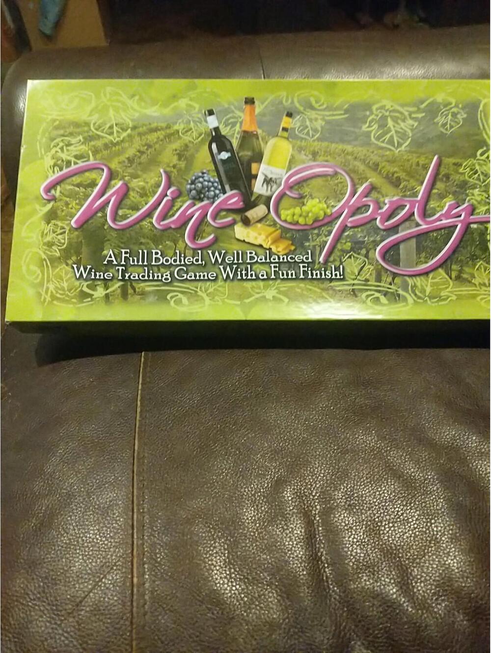 WINEOPOLY Board Game A Wine Trading Game WineOpoly NEW